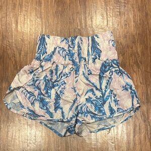 Free People Movement pattern athletic shorts size small